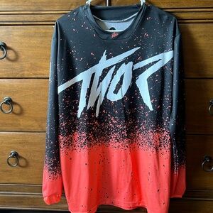 Thor Pulse Hype Moto Jersey Coral & Black MX